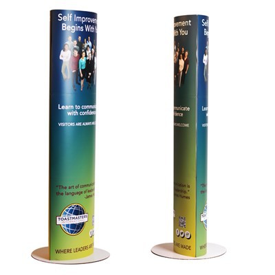Custom Lowest Price Foldable POP Cardboard Totem Display Stand For Wine, Cosmetic, Book, Watches, Snakes Advertising