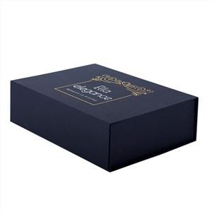 Custom Luxury Logo Printed Flat Folding Large Gift Boxes With Magnetic Lid