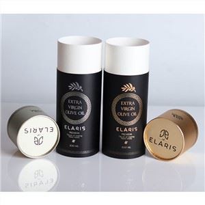 Custom Luxury Paper Gift Packaging Essential Oil Box Perfume Round Box