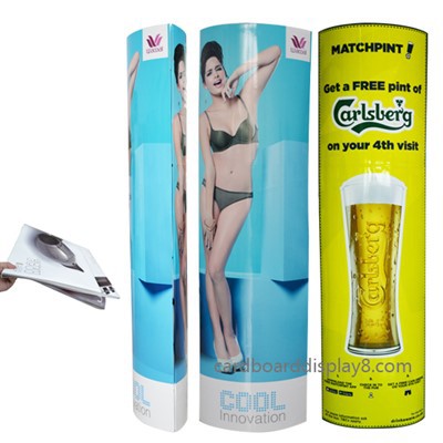 Custom Paper Totem Carton Publicitaire | Totem Carton Personnalis
