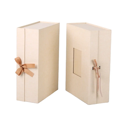 Custom Picture Logo Eco-friendly Paper Box For Packaging Christmas Linen Gift Box