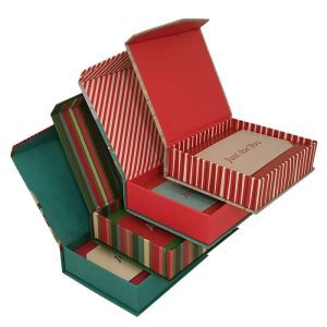 Custom Print Handmake Customized Cardboard Christmas Gift Box For Children