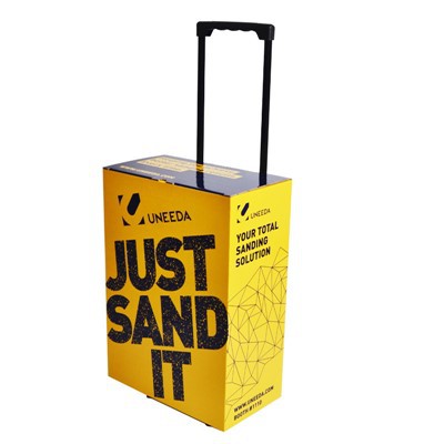 Custom-printed Paper Trolley Boxes With Wheels