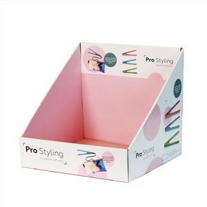 Custom Printing Foldable Cardboard Table Top Display Rack for Drinks