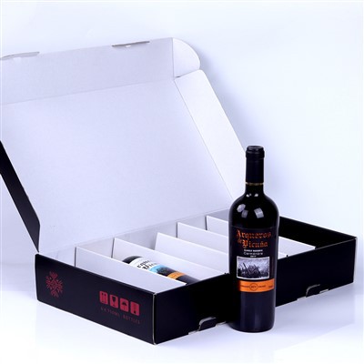 Custom Rigid Shipping Wine Gift Packaging High Quality Wine Gift Box Luxury WHISKY Box Fine Wine 6 Pack Boxes JC
