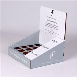 Custom Store Table Display Box Cosmetic Cardboard Pdq Makeup Counter Display Box