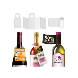 Custom Wine Bottle Neck Hang Tags For Promotional Retail Wine