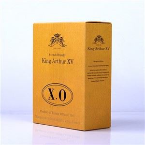 Custom XO Wine Package Box With Logo Glass Bottle Packaging With UV Coating Logo Printing