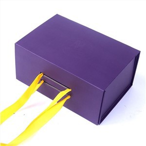 Customized Cardboard Luxury Magnetic Wig Boxes Folding Hair Extension Packaging Box