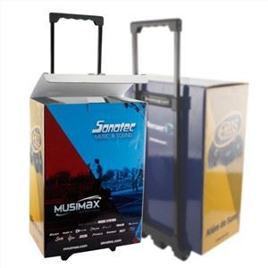 Customized Exhibition Cardboard Trolley With Wheels