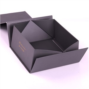Customized Paper Foldable Boxes Packaging Black