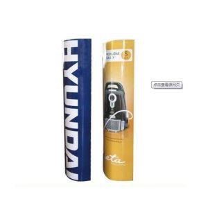 Customized Pop Corrugated Cardboard Promotion Totem Display For Advertising