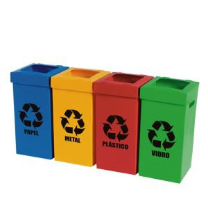 Customized Recycle Logo Large Cardboard Trash Bin/ Garbage Can
