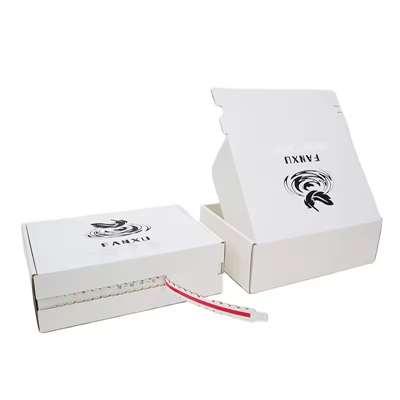 Customized Recycled Zippered Corrugated Packaging With Self-Sealing Tear Strips Shipment Mailing Boxes