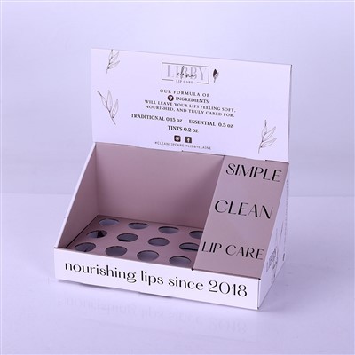 Desktop Display Cosmetics PDQ Paper Display Box