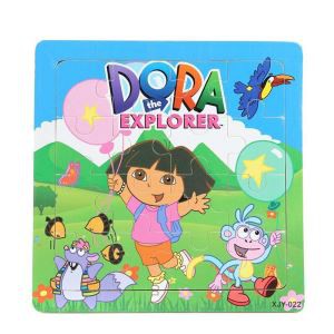 Dora Kid's Card Games Paper Jigsaw Puzzle For Age 3-6 Kids