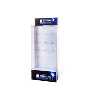 Cardboard Display Stand With Hooks For Hanging Electronic Products