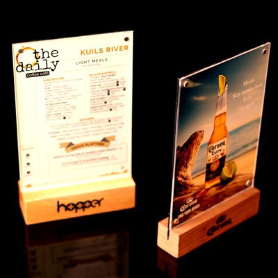 Effortlessly Advertise Your Business With Acrylic Tabletop Advertising Signs