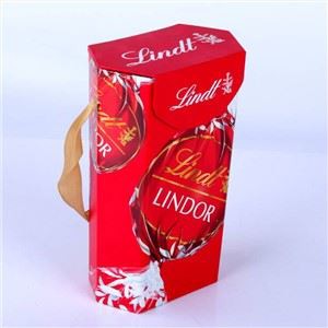 Exquisite And Lovely Red Candy Wrapped Gift Box Cardboard Packaging Custom Logo
