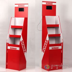 Factory Cardboard Floor Display With LCD LED Screen