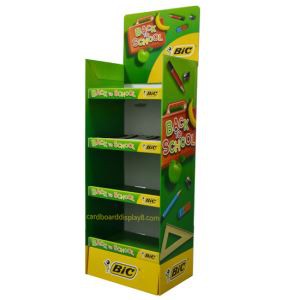 Cardboard Floor Display Stand For Oatmeal Promotion