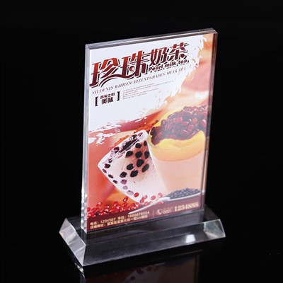Factory Price Custom High-end Acrylic Menu Cards