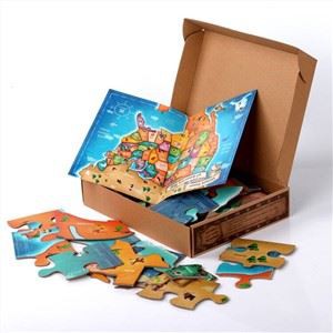 Factory Wholesale Custom Children's Educational Toys Box Jigsaw Puzzle Box Design Printing