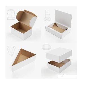 Factory Wholesale Plain Triangle Cardboard Shoes Packaging Box With Cheap Price