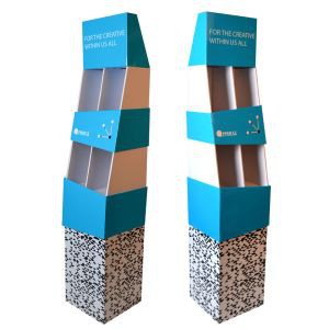 Customized Logo POP Flooring Stand Display