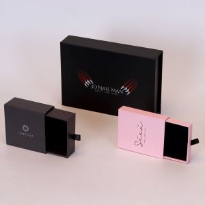 Custom Brand sliding Drawer box Jewelry Package magnetic gift box