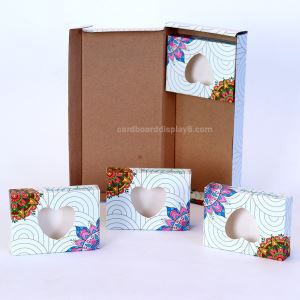 Heart Shape Window Dessert Package Box