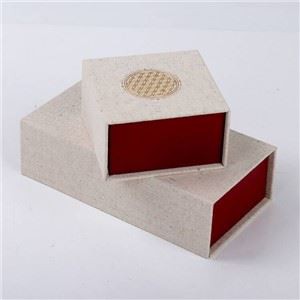 High-grade Linen Box Gift Packaging Box Rectangular Large Size Small Custom Printed Logo