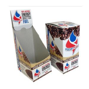 High Quality Cardboard Counter Display For Retail Nuts Products Supermarker Promotion