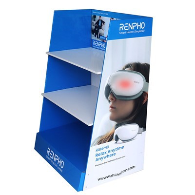 High Quality Cardboard Paper Floor Display Stand For Fitness Products
