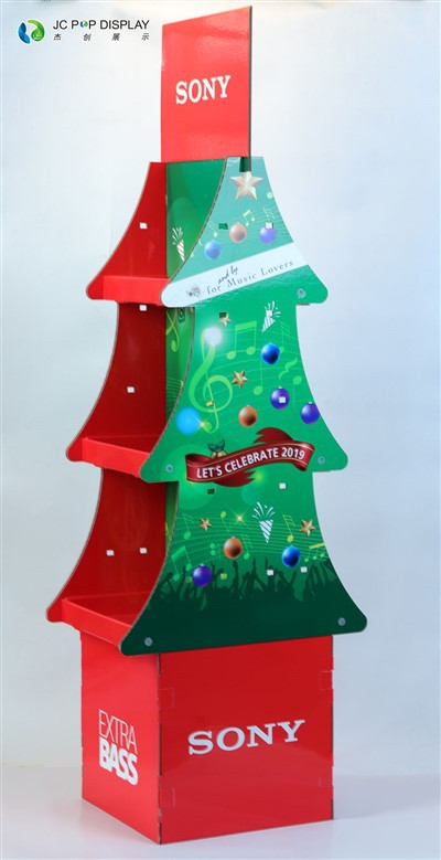 High Quality Corrugated Christmas Display Stands