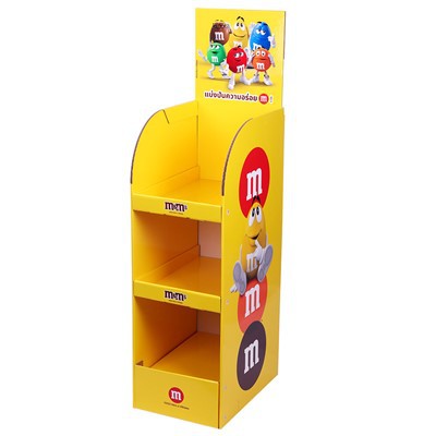 High Quality Custom Cardboard Floor Display Rack