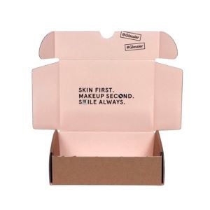High Quality Factory Directly Sell Warm Color Cardboard Packaging Box For Skin Care Products