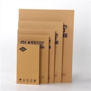 High Quality Tempered Glass Screen Packaging Box Kraft Paper Phones And Tablets T​empered Film Packing Box