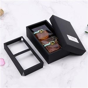 Hot Selling Handmade Pastry Packaging Box Dessert Mooncake Packing Box With Dividers