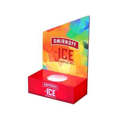 LED Acrylic Beer Soft Drink Holder Luminous Bar Display Stand
