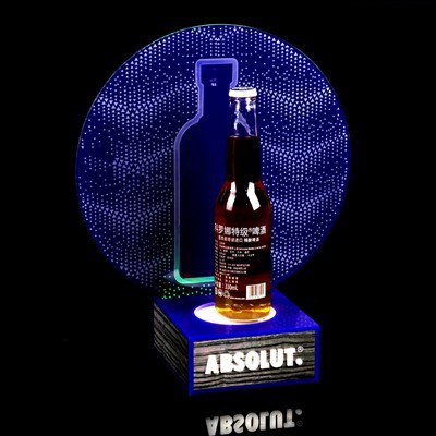 LED Acrylic Wine Rack Luminous Night Club Display Stand