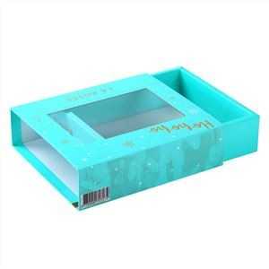 Drawer Box Gift Packaging Paper Box With Clear Window