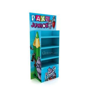 Retail Store Advertising Recycled POP Up Cardboard Corrugated Toys Paper Floor Display Stand