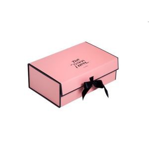 Lovly Pink Corrugated Cardboard Shoes Packaging With Best Quality