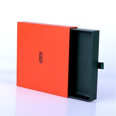 Luxury Custom Logo Jewelry Tie Wallet Sunglasses Packaging Box Pull Out Sliding Cardboard Box
