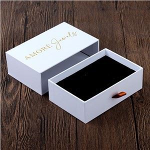 Luxury Custom Solid Cardboard Paper Drawer Jewelry Box