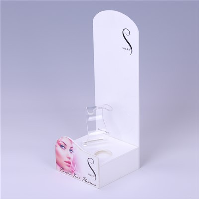 Luxury White Acrylic Counter Cosmetic Display Box
