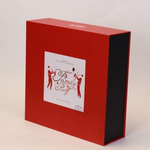 Custom Luxuries Red Magnetic Box Souvenir Gift Package