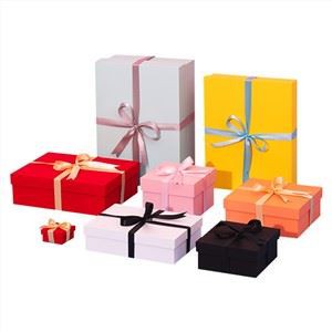 Manufacturer Wholesale Custom Any Kinds Colors Sizes Ribbon Gift Packaging Paper Box