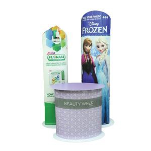 Movie Theater Advertising Frozen Poster Cardboard Totem Display Stand